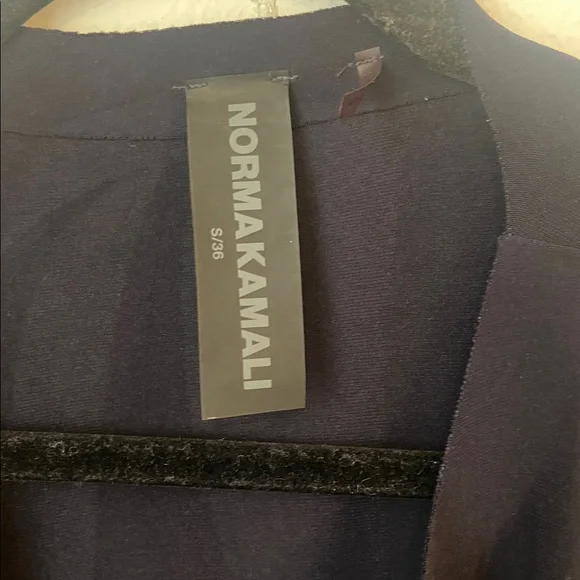 Norma Kamali Kulture Rectangle Jog Jumpsuit Midnight Blue - Picture 2 of 5